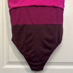Athleta  Coastline Colorblock Electric Fuchsia Swimsuit Size XL EUC #1562 Photo 2
