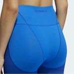 Ivy Park  Adidas Mesh Panel 7/8 Legging Blue Womens Small Athletic Photo 2