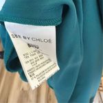 See By Chloe  Women's Size 4 Peacock Blue Silk Mini Dress Party Cocktail Photo 8