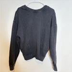 Free People Movement Go for the Gold Reversible Sweatshirt XS Black Distressed Photo 4