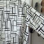 John Mark  Art to wear geo print button down Photo 7