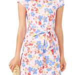 J. McLaughlin  Havana Cap‎ Sleeve Faux Wrap Dress In Pink Size S Photo 0