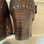 Beartraps Lexis Block Heel Bootie Brush Brown Croco Size 9.5 Photo 6