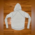 Feel the Piece Deep V Grey Lounge Hoodie Pull Over Photo 3