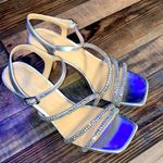 Maripé Maripe Nadia Silver Heels size 9.5 with box Photo 0