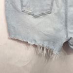 A Beautiful Soul Plus Size 24 Denim‎ Shorts Light Blue Distressed High Rise 1199 Photo 7