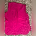 Elie Tahari Elie Taharie: Sleeveless deep fuchsia blouse with elegant neckline details Photo 3