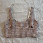 ZARA  Tweed Top Corset Crop Photo 0