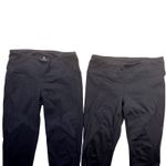 Athleta  Mesh Paneled Black Capris Athletic Leggings Women's Small Photo 2