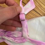 California Waves Bikini Set V-Wire Bralette High Waisted Pink Junior’s XL NWT Photo 6