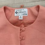 Vintage Dillard’s by Kasper Suit Jacket Size 10 Orange Photo 8