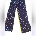 Kate Spade  Blue with pink polka dots cropped pajamas Size Large Photo 6