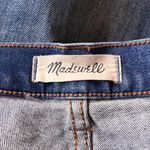 Madewell Women's  The Slim Boyjean cropped raw hem distressed jeans size 27 Photo 8