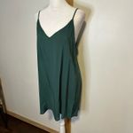 Free People  dark green sleeveless v-neck mini dress size XS Photo 2