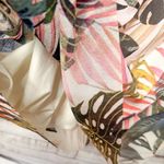 Fuzzi Jungle Mesh Print Off the Shoulder Midi Dress, EUC, Size Medium, MSRP $895 Pink Photo 4