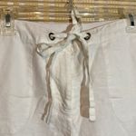 Charter Club Pant Shop Linen Cotton Drawstring Waistband Winter White Pants 8 Photo 4