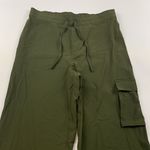 Old Navy Conifer Green Stretchtech Wide Leg Cargo Pant M Photo 1