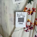 Lost + Wander NWT Regina Floral Wrap Minidress Creme Multi Size Large L EUC D212 Photo 6