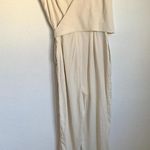 1. State  Sleeveless V-neck Side Tie Jumpsuit in Cream Photo 3