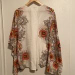 Kay Celine Peacock Print Caftan Blouse Photo 4