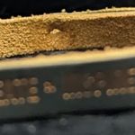 Rustico Leather Wrap Bracelet Necklace 16.75" Explore Create Inspire Adjustable Strap Brass Closure Green Gold Photo 3