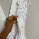 NEW Anthropologie Place‎ Nationale Dress Lace Mini White Boho Dress Size 2/M White Size M Photo 4