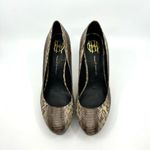 House of Harlow 1960 Nora Snakeskin Pumps Women's 10 US Photo 4