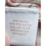 LC Lauren Conrad  Floral Blouse Square‎ Neck Long Sleeve Top XS Photo 4