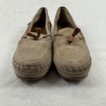 Soul of Africa Suede Leather Wedge Mocassin Loafers Taupe Brown Size‎ 10 US Photo 1