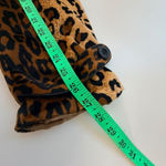 A Line  Leopard Print Velour Blazer Jacket Size 16 Photo 7
