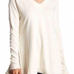 Free People  No Frills Lace Inset Asymmetrical - S Photo 0
