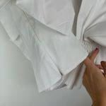 ZARA NWT Ruffle One Shoulder Top Sz Small Poplin Chic Photo 8