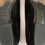 Prada black suede leather shoes size 36.5 6.5 Italy silver tone buckle RARE HTF Photo 6