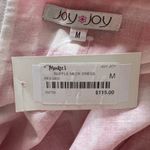 Joy Joy Red Geo Print Ruffle Neck Sleeveless Shift Dress Size M NWT Photo 2