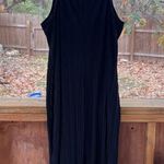 A New Day Black Pleated Sleeveless Midi Dress Size XXL. NEW Photo 1