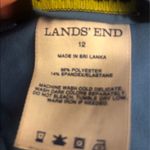 Lands' End  Womens Blue Yellow Board Swim shorts 
Size 12 Photo 8