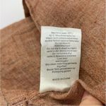 Poetry  light pink 100% Linen High-waisted pants women's size 12 Photo 5