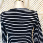 Reiss ‎ Gems Stripe Shift Ponti Dress in Navy Blue Photo 6