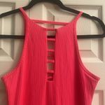 Victoria's Secret Victoria Secret Sport Womens Small Pink Ribbed Bodycon Dress Photo 1