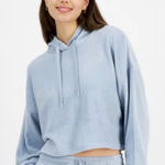 Hippie Rose  Dream Fleece Hoodie Large Blue Opal NWT IN PACKAGE Photo 0