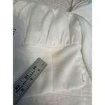 Princess Polly  Ariah Long Sleeve‎ Top US 0 AU 4 White Ruched Crop Blouse NWT Photo 2