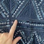 Adrianna Papell Beaded Mesh Sheath Dress 8 Photo 4