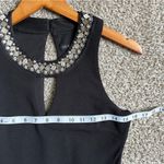 As You Wish 🦋 As U Wish Black Bejeweled Cocktail Dress Mini Dress Formal New Year’s Eve Photo 6