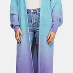 Free People Come Together Ombré Open Maxi Cardigan Photo 0