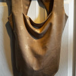 Lane 201 Brown Star-Patterned Bodysuit Photo 0