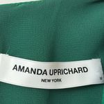 Amanda Uprichard  Green 100% Silk Mini Dress Size: M Photo 4