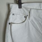 J.Crew Pants Womens 28 White Corduroy Straight Leg Mid Rise 5 Pocket Jeans Photo 3