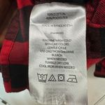 44°North Red Black Buffalo Plaid Flannel Shirt Womens Small Button Photo 4