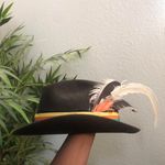 Royal John B Stetson Casino Gambler Panama Fedora Felt Wool Hat Cap Boater Vintage Sz 7 1/4 Brown Striped Photo 1