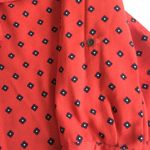 Merona Patterned Shirt Dress Orange Black Gray - Sz Medium Photo 11